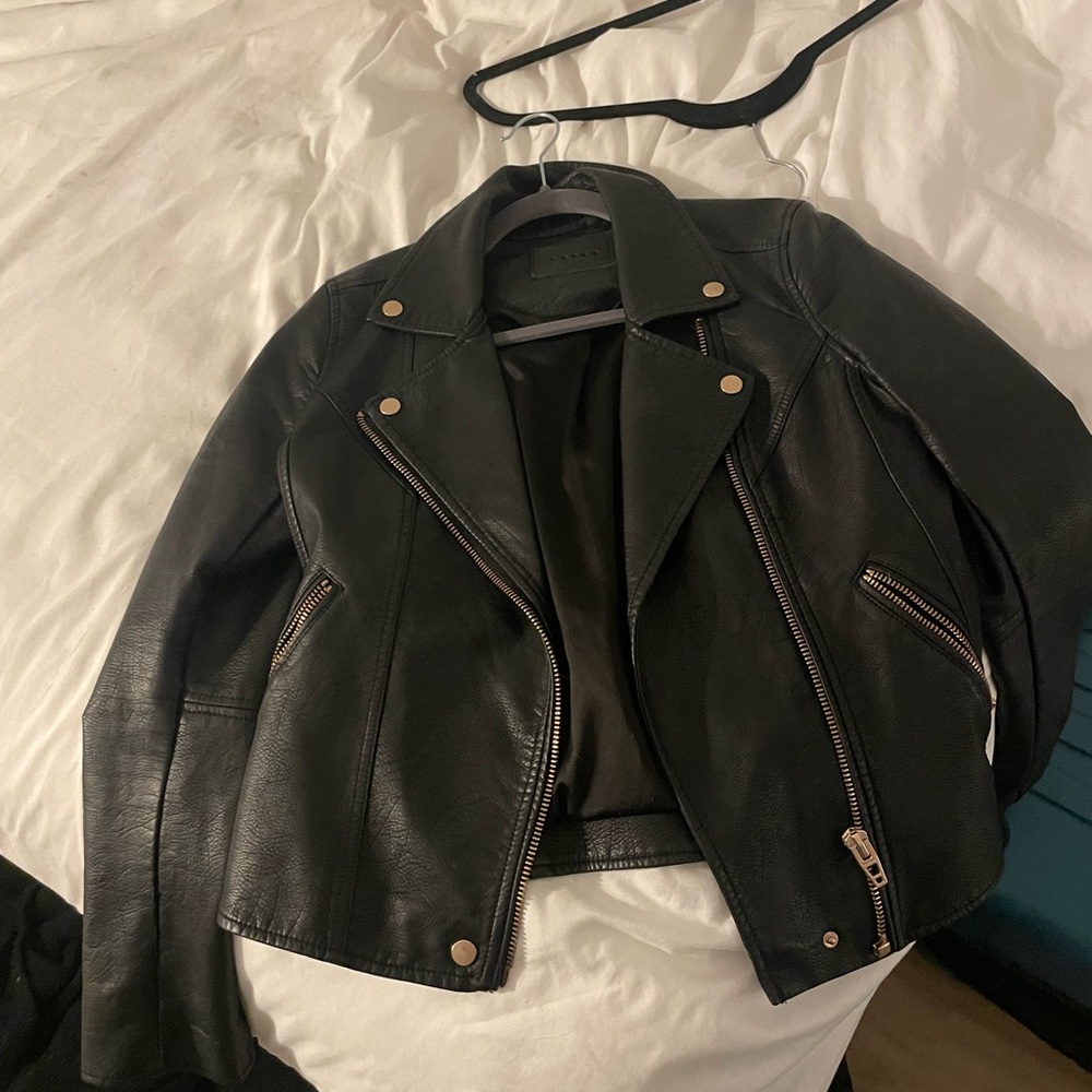 BlankNYC black leather jacket